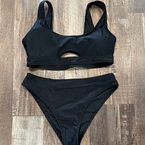 Black Women's Swimwear Set size L
